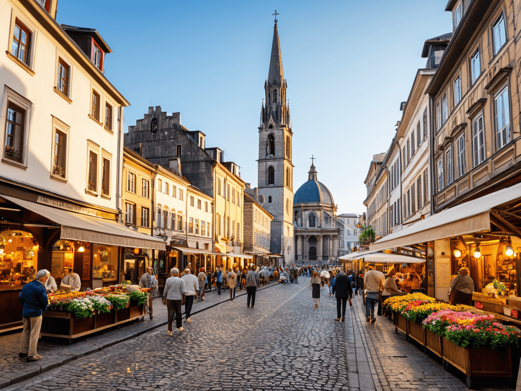 Embracing City Charm in Europe