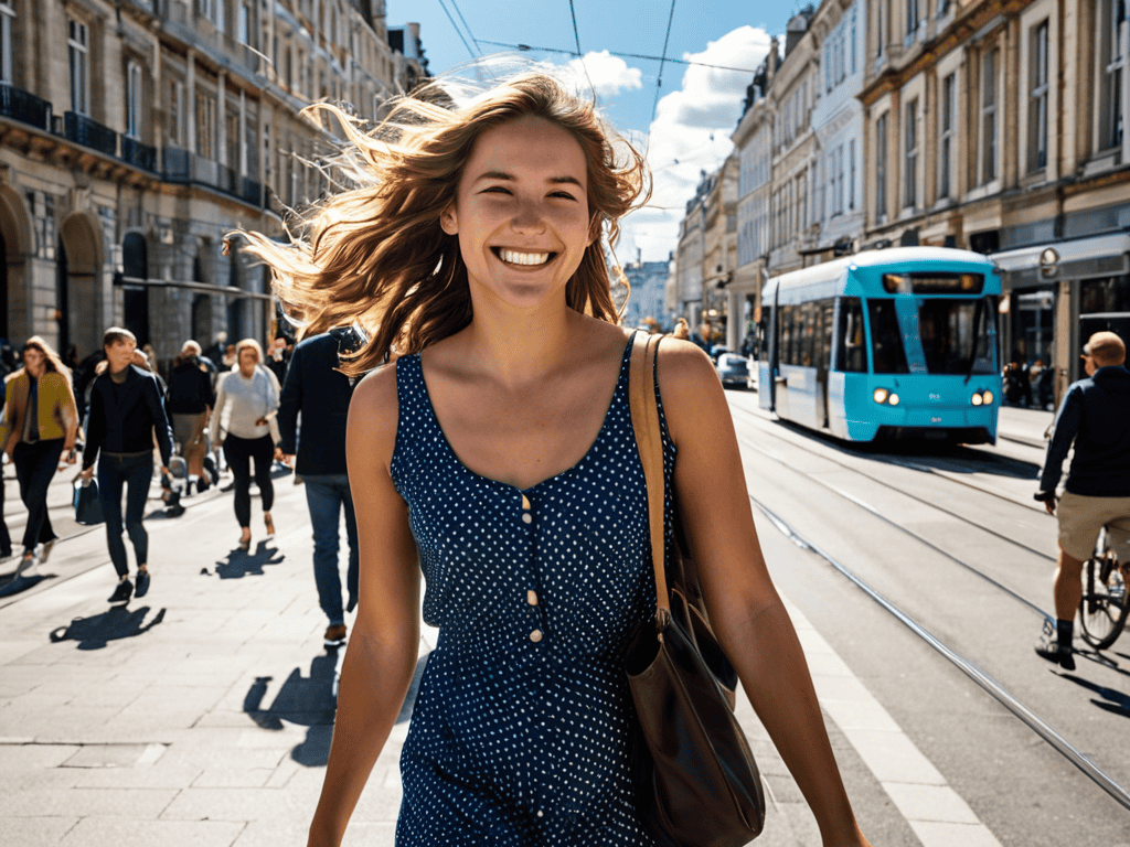 Embracing a Car-Free Future downtown scene