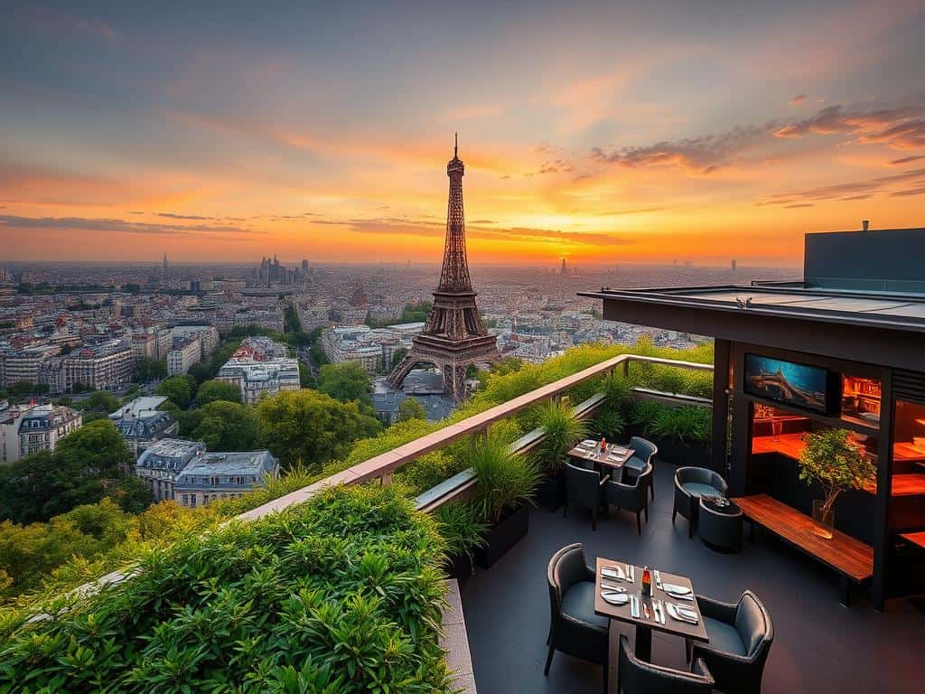 Sequoia Rooftop Bar in Paris panoramic views