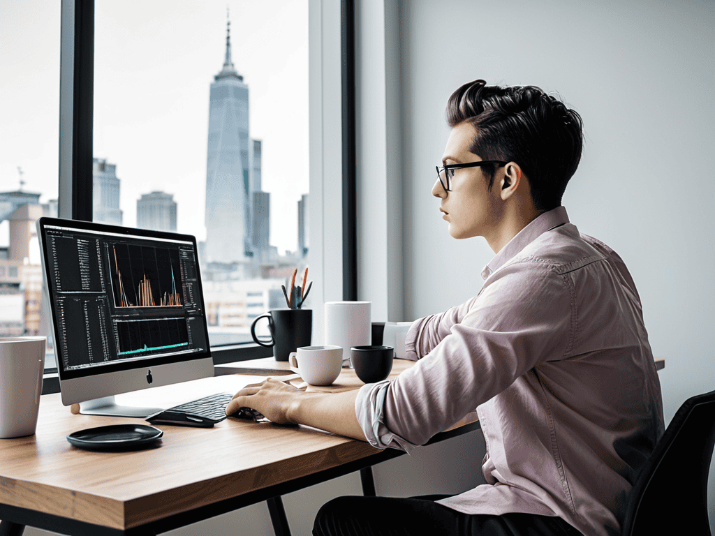 App development process illustration