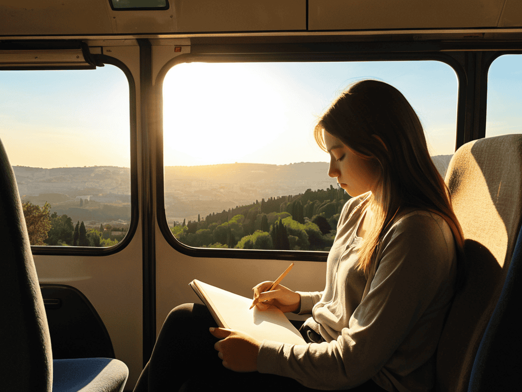Restful Travels Ahead serene landscape