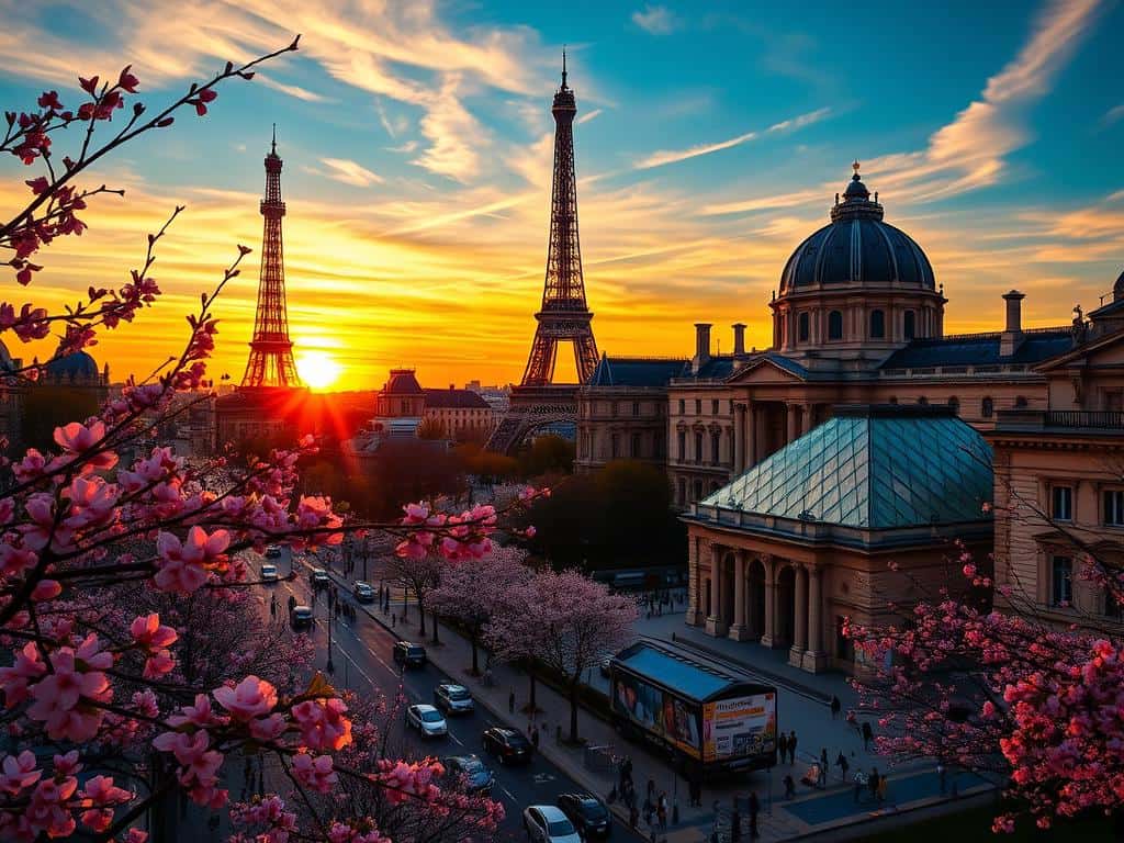 Paris iconic landmarks