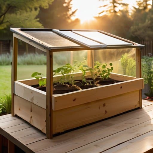 Wrapping It All Up: reclaimed window garden