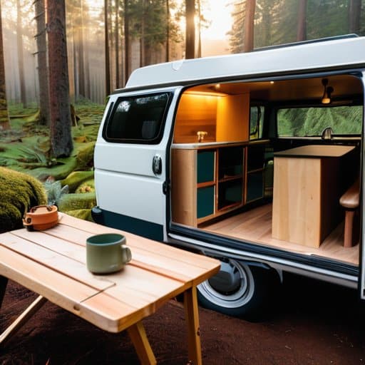 Van life for beginners on open highway