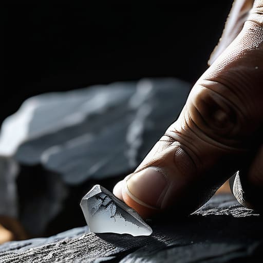 Learning stone knapping by Respecting the Break.