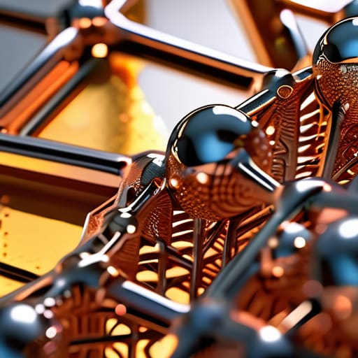 Electroforming Alchemical Chemistry solid art growth.