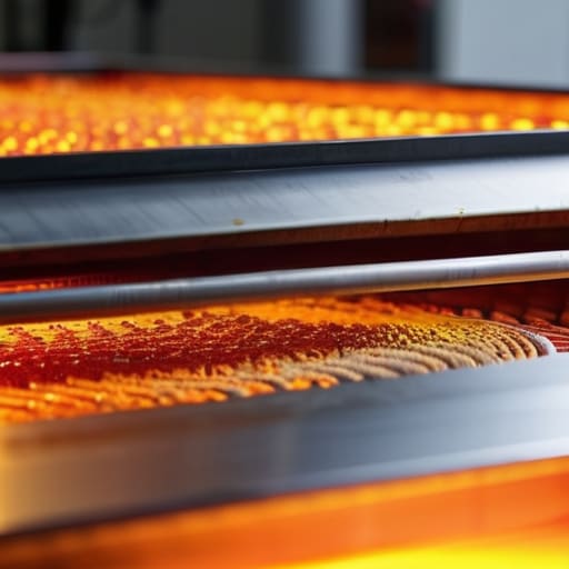 Hard-coat powder coating curing process.