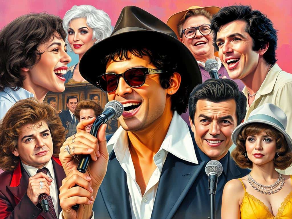 iconic musicians and film stars from the 20th century