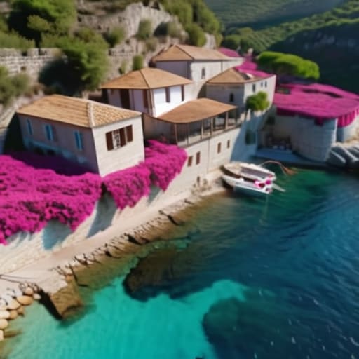 Hidden coastal villages in southern europe.